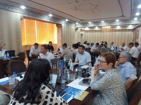 Project regional action plan discussion in Urgench city of Khorezm region