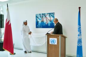 Qatari Wildlife Photographer Azzam Al Mannai makes generous art donation to UN House