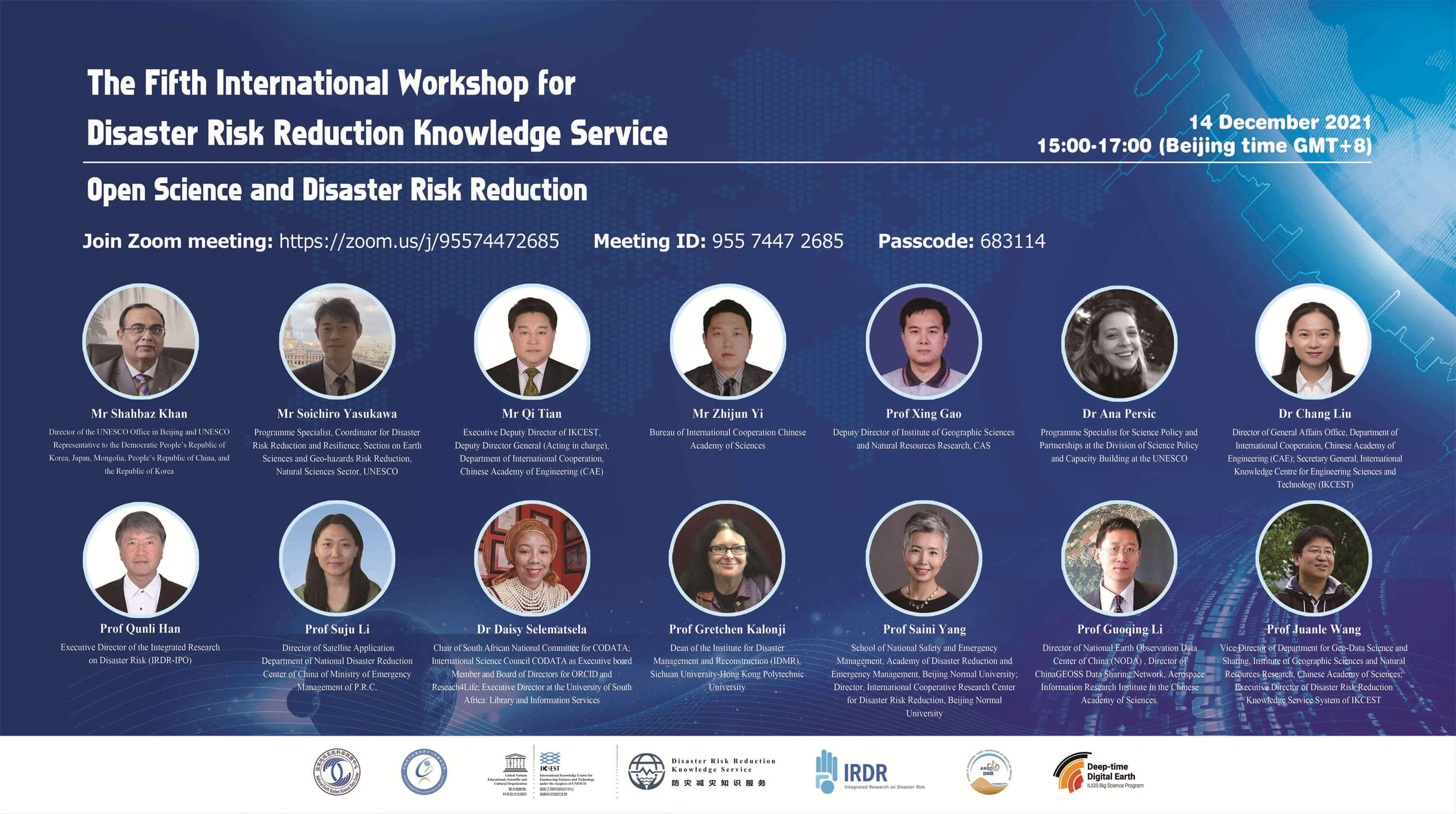 The Fifth International Workshop for Disaster Risk Reduction Knowledge Service